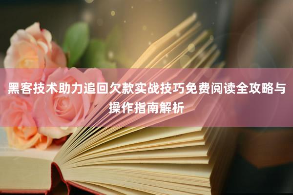 黑客技术助力追回欠款实战技巧免费阅读全攻略与操作指南解析